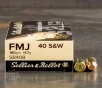 1000rds - 40 S W Sellier   Bellot 180gr  FMJ Ammo