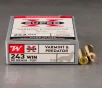 20rds - 243 Winchester Super-X 80gr  Pointed Soft Point Ammo