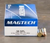 50rds     38 Special Magtech 125gr  FMJ Flat Ammo