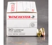 50rds     30 Carbine Winchester USA 110gr  FMJ Ammo