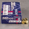 50rds - 380 Auto Fiocchi 95gr  FMJ Ammo