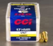 50rds     17 HMR CCI 17gr  VNT Ammo