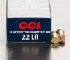 50rds - 22LR CCI Quiet-22 40gr  Sub-Sonic SHP Ammo