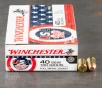 500rds     40 S W Winchester USA Target Pack 180gr  FMJ Ammo