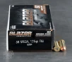 50rds - 38 Special CCI Blazer Brass 125gr  FMJ Ammo