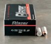 50rds - 45 Long Colt CCI Blazer 200gr  Jacketed Hollow Point Ammo