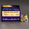 250rds - 12 Gauge Sellier   Bellot 2 3 4  1oz  Slugs