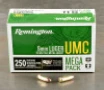 250rds - 9mm Remington UMC Megapack 115gr  FMJ Ammo