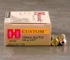 20rds     10mm Hornady Custom 180gr  XTP Ammo