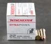 2000rds     22 WMR Winchester Dynapoint 45gr  CPHP Ammo