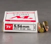 20rds     5 56x45 Winchester USA 55gr  FMJ M193 Ammo