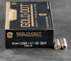 1000rds     9mm Speer LE Gold Dot 147gr  JHP Ammo