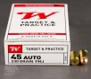 50rds - 45 ACP Winchester USA 230gr  FMJ Ammo