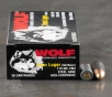 50rds     9mm Wolf 115gr  FMJ Ammo
