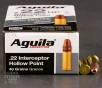 50rds - 22LR Aguila Interceptor 40gr  Hollow Point Ammo