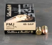 50rds     45 GAP Sellier   Bellot 230gr  FMJ Ammo