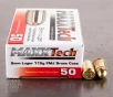 500rds     9mm MAXXTech Brass 115gr  FMJ Ammo