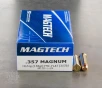 50rds     357 Magnum Magtech 158gr  FMJ Flat Ammo