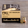 50rds -  357 Mag Sellier   Bellot 158gr  FMJ Ammo