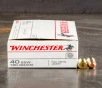 50rds - 40 S W Winchester USA 180gr  FMJ Ammo