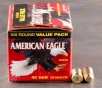 100rds - 40 S W Federal American Eagle 180gr  FMJ Ammo