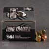 500rds     9mm  P Black Hills 100gr  HoneyBadger Ammo