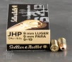 50rds     9mm Sellier   Bellot 124gr  JHP Ammo