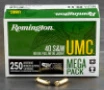 1000rds - 40 S W Remington UMC 180gr  Ammo