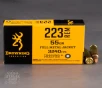 1000rds     223 Rem Browning 55gr  FMJ Ammo