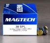 50rds     38 Special Magtech 158gr  Lead Semi-Wadcutter Ammo