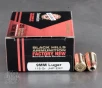 20rds - 9mm Luger New Black Hills 115gr  Jacketed Hollow Point EXP  Extra Power  Ammo