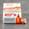 50rds - 22LR Aguila Interceptor 40gr  Solid Point Ammo