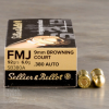 50rds     380 Auto Sellier   Bellot 92gr  FMJ Ammo