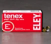 50rds     22 LR Eley Tenex Pistol 40gr  LRN Ammo