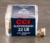5000rds     22 LR CCI Suppressor 45gr  LHP Ammo