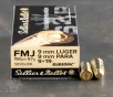 1000rds     9mm Sellier   Bellot Subsonic 150gr  FMJ Ammo