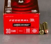500rds - 30 Carbine Federal American Eagle 110gr  FMJ ammo