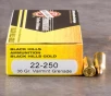 20rds - 22-250 Black Hills Gold 36gr  Varmint Grenade HP Ammo