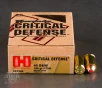 20rds - 40 S W Hornady Critical Defense 165gr  HP Ammo