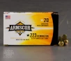 1000rds     223 Rem Armscor USA 55gr  PSP Ammo