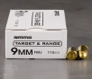 1000rds     9mm Ammo Inc  115gr  FMJ Ammo