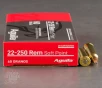 20rds     22-250 Aguila 60gr  SP Ammo