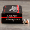 1000rds - 40 S W CCI Blazer 180gr  TMJ Clean-Fire Ammo