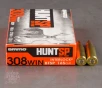 20rds     308 Win Ammo Inc  Hunt 165gr  SPBT Ammo