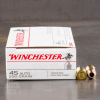 50rds - 45 ACP Winchester USA 230gr  Jacketed Hollow Point Ammo