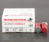 25rds - 12 Gauge Winchester Super Target 2 3 4  1oz  2 3 4 Dram  9 Shot Ammo