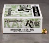 250rds     9mm Remington Range 115gr  FMJ Ammo