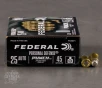 20rds     25 ACP Federal Punch 45gr  Jacketed Solid Ammo