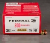 200rds     380 ACP Federal Champion 95gr  FMJ Ammo