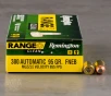 50rds     380 Auto Remington Range Clean 95gr  FNEB Ammo